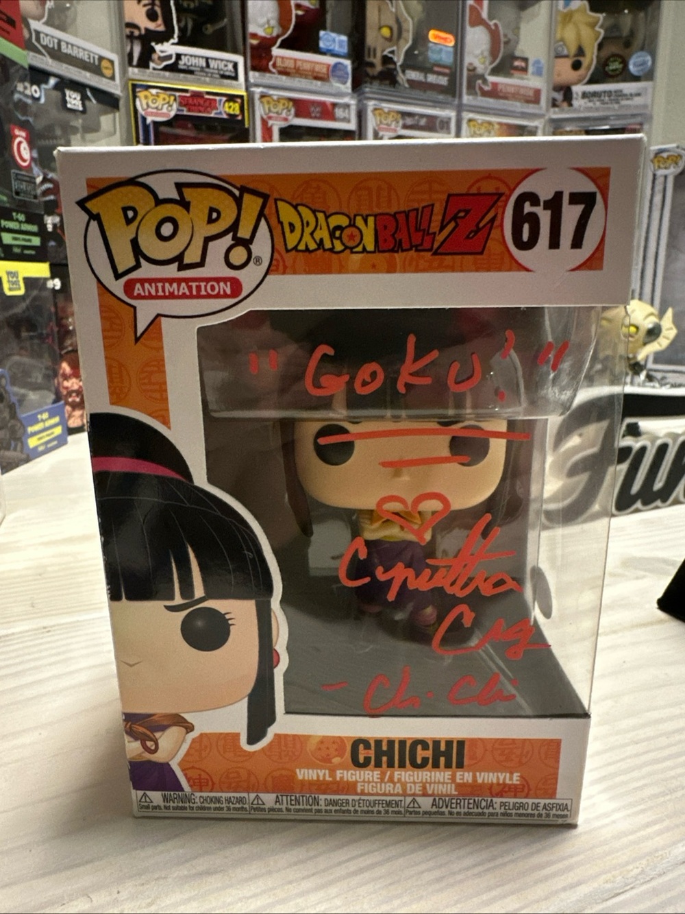 Funko Pop! Animation Dragon Ball Z #617 Chi-Chi - White, Orange, Black, Pink